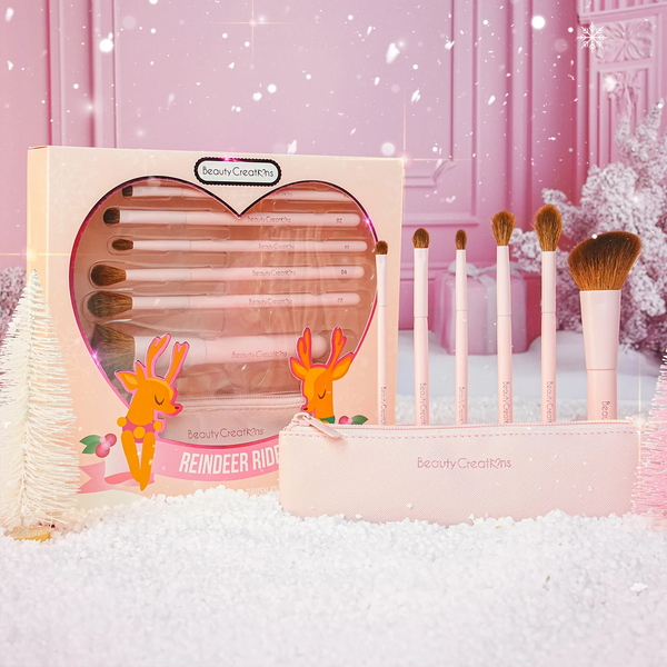 Reindeer Ride 6PC Natural Brush Set – Vania's Beauty Cosmetics & More